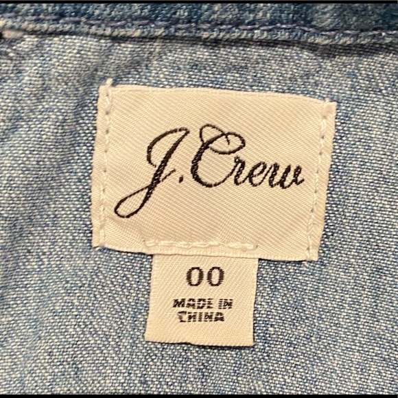 J. Crew Denim Dress Size 00 - Picture 3 of 5
